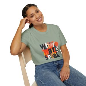 "Let the Walls Speak" Graphic Tee (Bold Retro Typography)